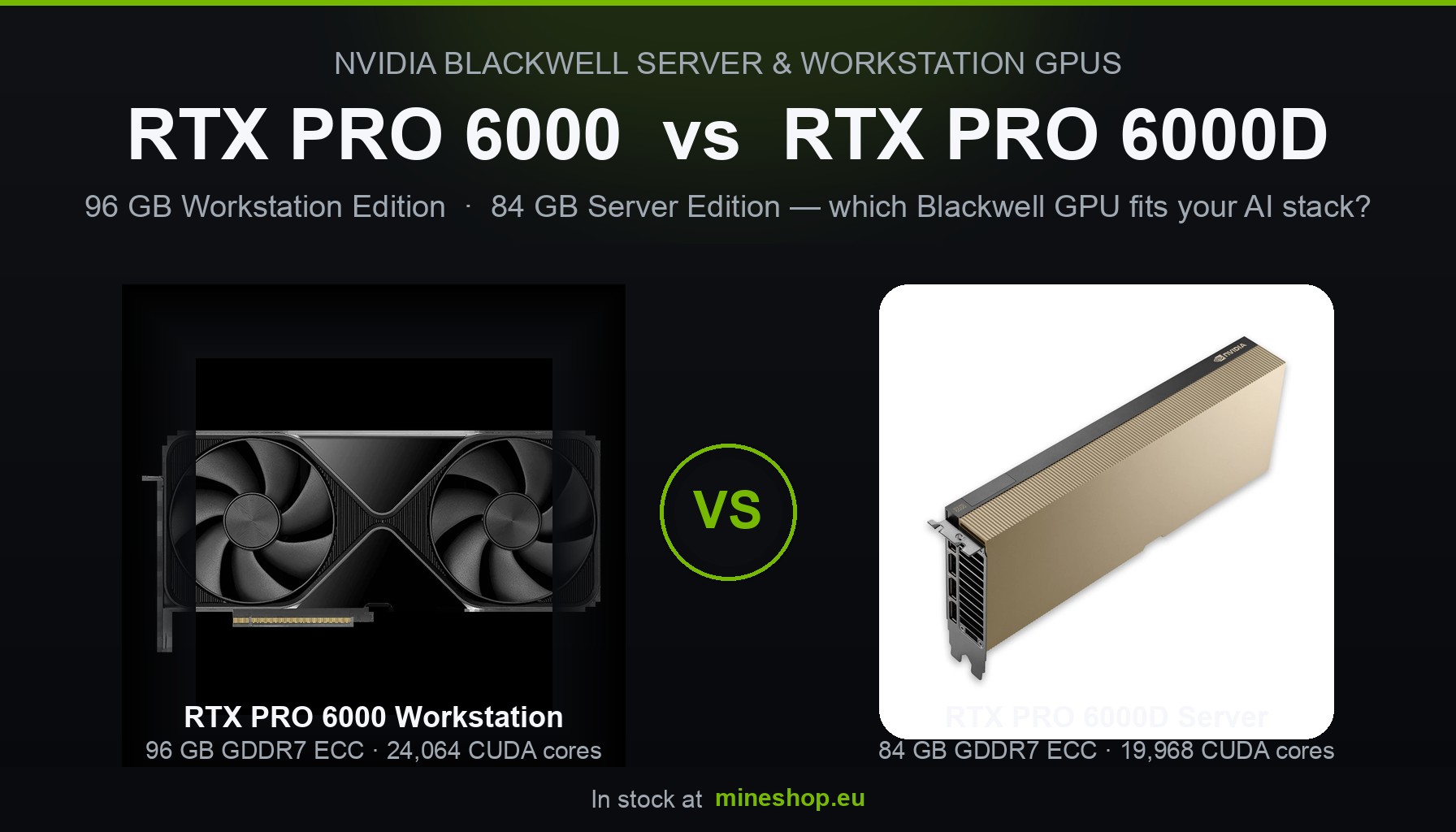 RTX PRO 6000 vs RTX PRO 6000D: Which Blackwell GPU Should You Buy in 2026?