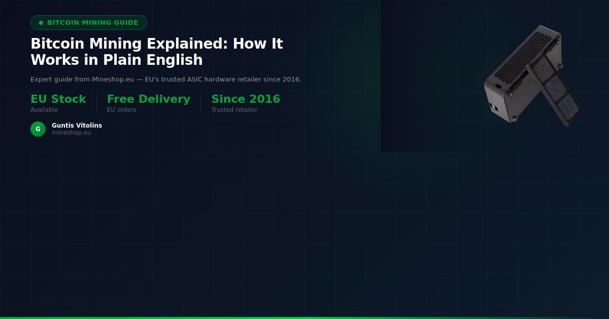 Bitcoin Mining Förklarat: Så Fungerar Det på Klarspråk