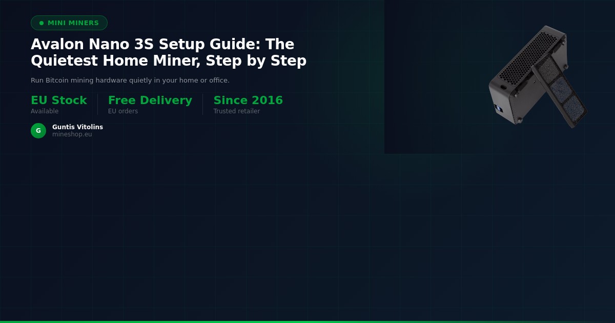 Avalon Nano 3S Installationsguide: Den Tystaste Hemmineraren, Steg för Steg
