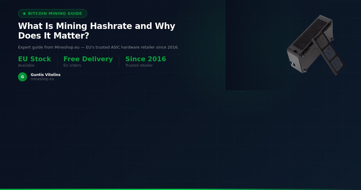 What Is Mining Hashrate and Why Does It Matter?