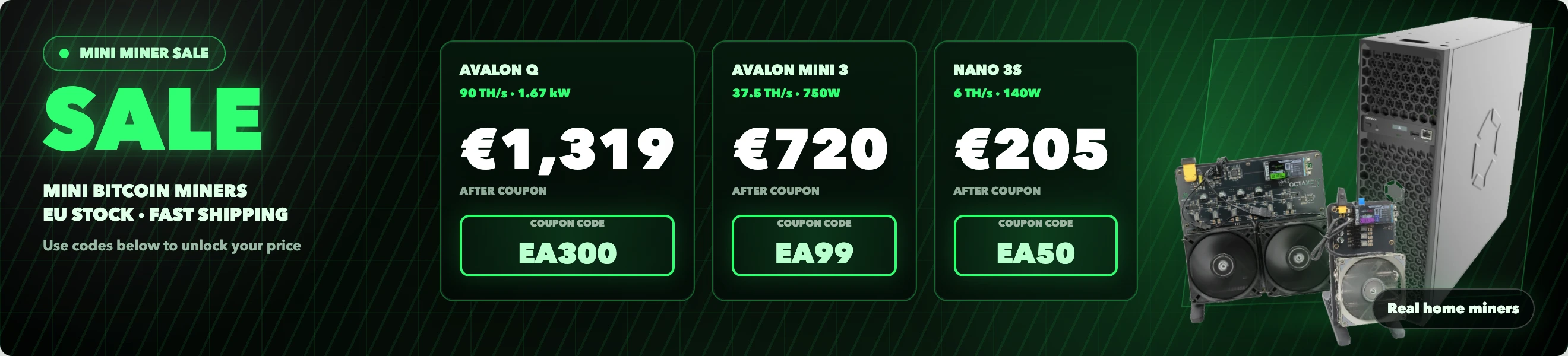 Mini Bitcoin Miners