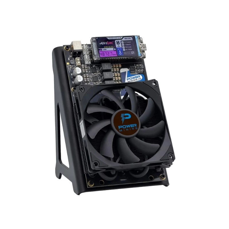 NerdQaxe++ Minero ASIC â€” Minero de Bitcoin para el hogar d
