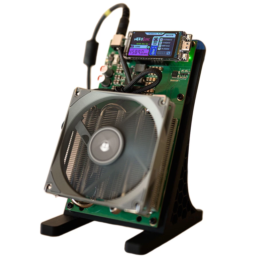 NerdQaxe++ ASIC Miner – 4.8TH/s Bitcoin & Crypto Mining Powe