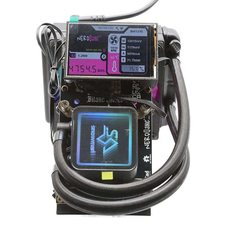 NerdQaxe++ Minero Hidroeléctrico de Bitcoin â€“ 4.8 TH/s | S