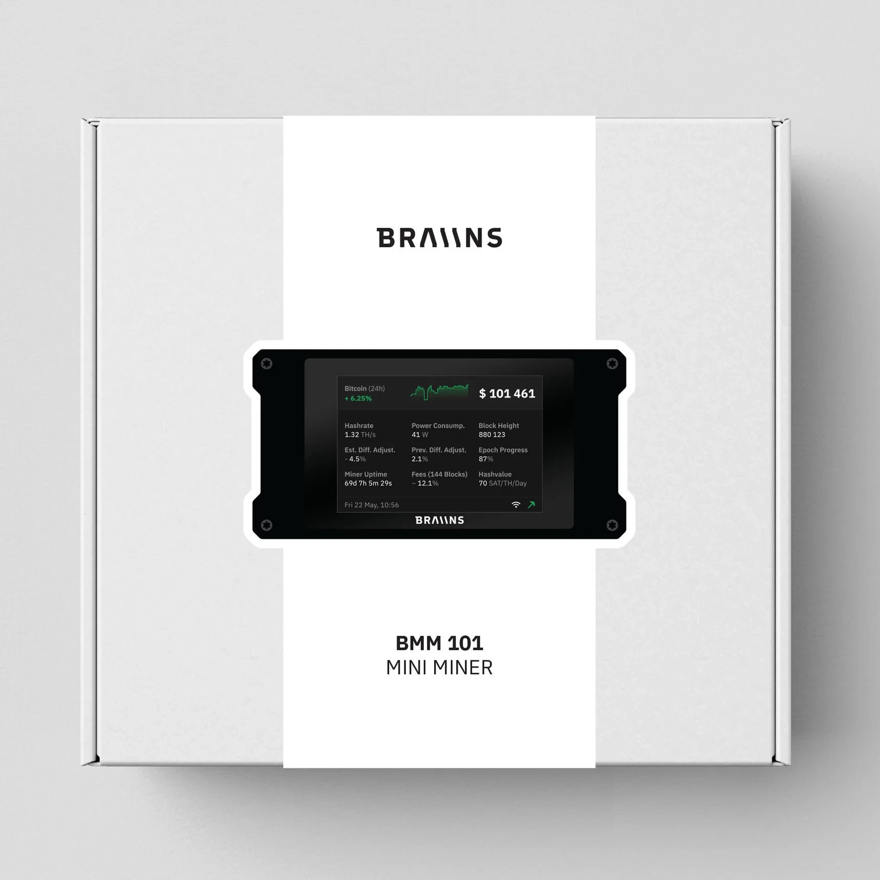 BMM 101 Braiins Mini Bitcoin Miner – 1 TH/s | 40W | Silent &