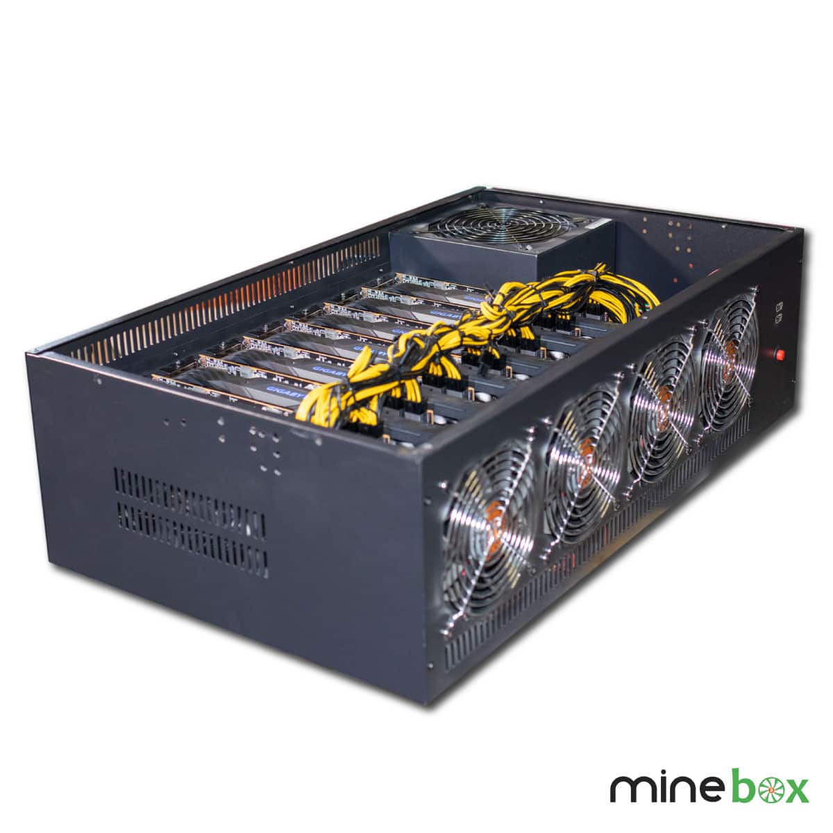 8-GPU Mining Rig Frame with ONDA Motherboard – Ready Crypto