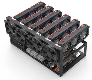 Value 6xgpu open air GPU mining rig