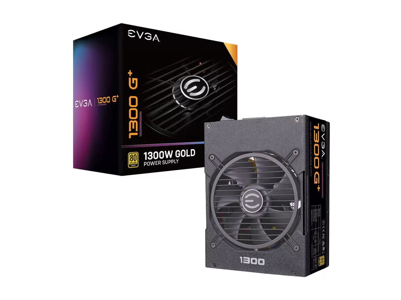EVGA SuperNOVA 1300 G+, 80+ GOLD 1300W, Fully Modular, 10 Ye