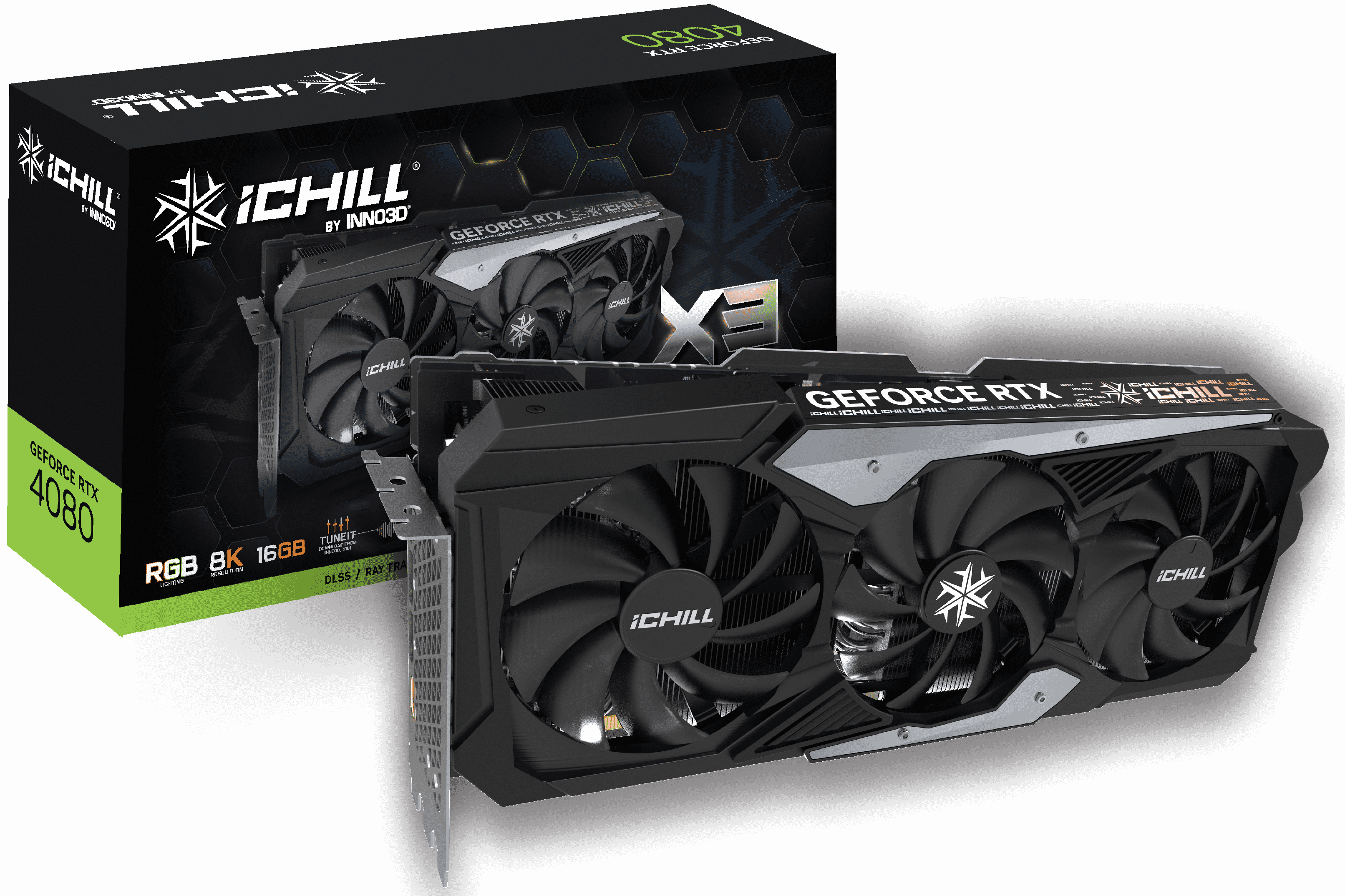 Inno3D GeForce RTX 4080 iChill X3 16GB GDDR6X PCI-Express Gr