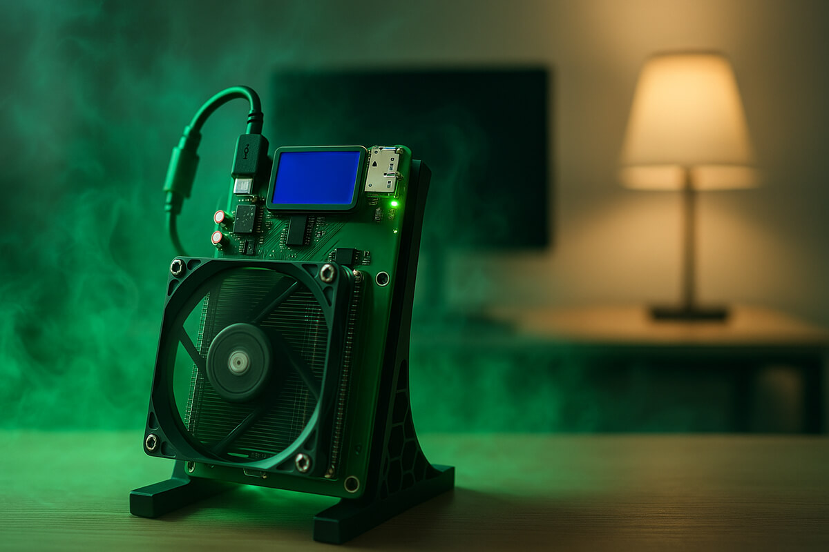 NerdQaxe++ ASIC Miner – 4.8TH/s Bitcoin & Crypto Mining Powe