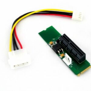 M.2 M Male Network Adapter Key Power Cable with Converter Card