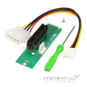 M.2 M Male Network Adapter Key Power Cable with Converter Card