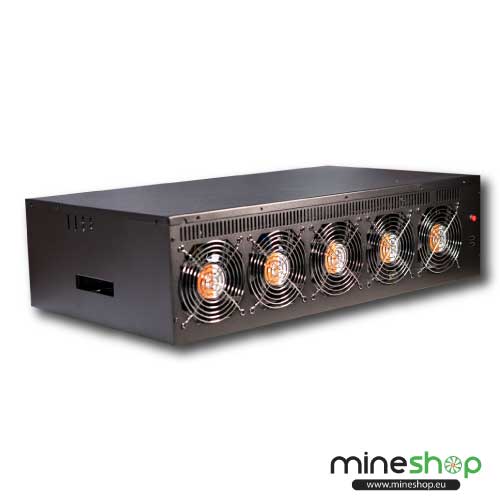 MineBox12 all in one 12gpu mining rig case – quiet PSU (in stock)