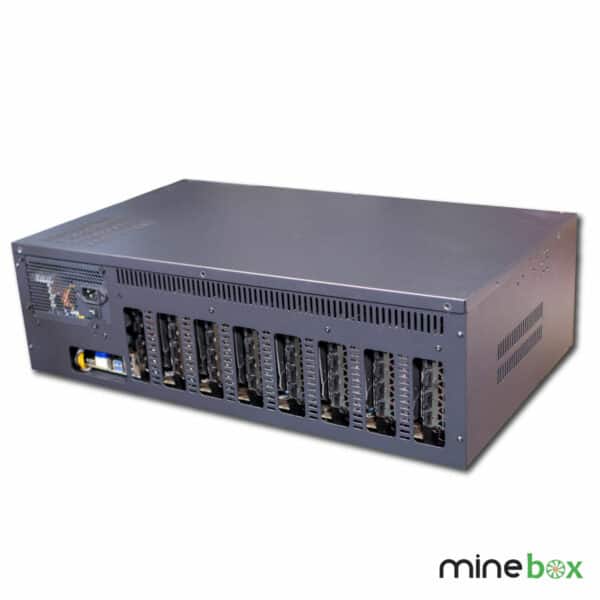 MineBox 8L all in one 8GPU 65mm mining rig case  (in stock)