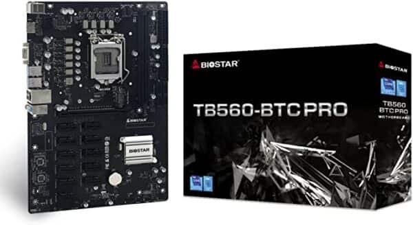 TB560-BTC PRO Core i7/i5/i3 (Intel 10th & 11th Gen) LGA 1200 Intel B560 12 GPU Support Mining Motherboard