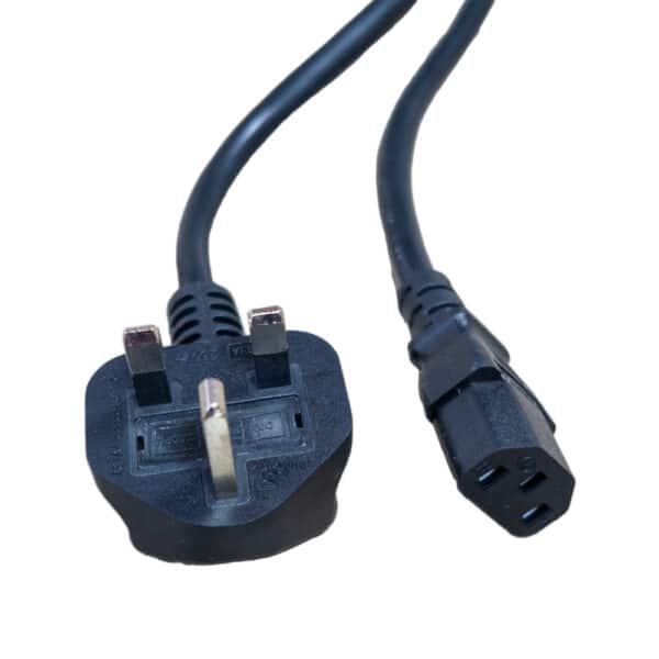 1.8m Uk plug to C13 power cord 14AWG